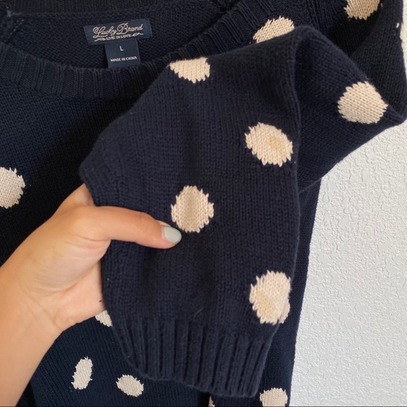 Lucky Brand Polka dot sweater - Picture 8 of 13